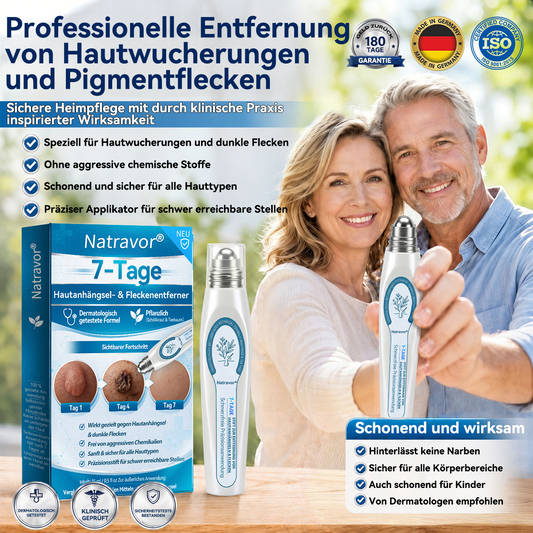 🔥 Nur heute: Erhalten Sie 50 % Rabatt auf Ihren zweiten Artikel | 🖊️ Natravor® 7-Tage Warzen- & Fleckenentferner (schmerzfreie Präzisionsapplikation für eine gezielte Anwendung, hinterlässt keine Narben) 🌳