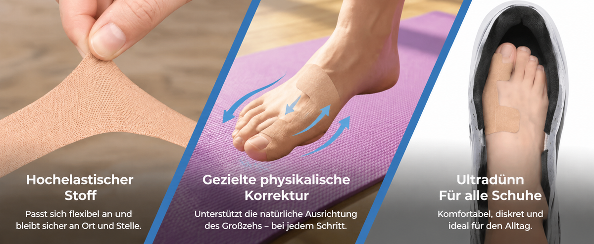 🏅 Natravor® Patch botanique confort pour hallux valgus 👠 Soin des pieds flexible + formule de confort d’inspiration végétale